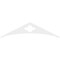 Ekena Millwork Pitch Turner Architectural Grade PVC Gable Pediment, 72"W x 18"H x 1"P (6/12) GPP072X018X100TUR - alternate 2